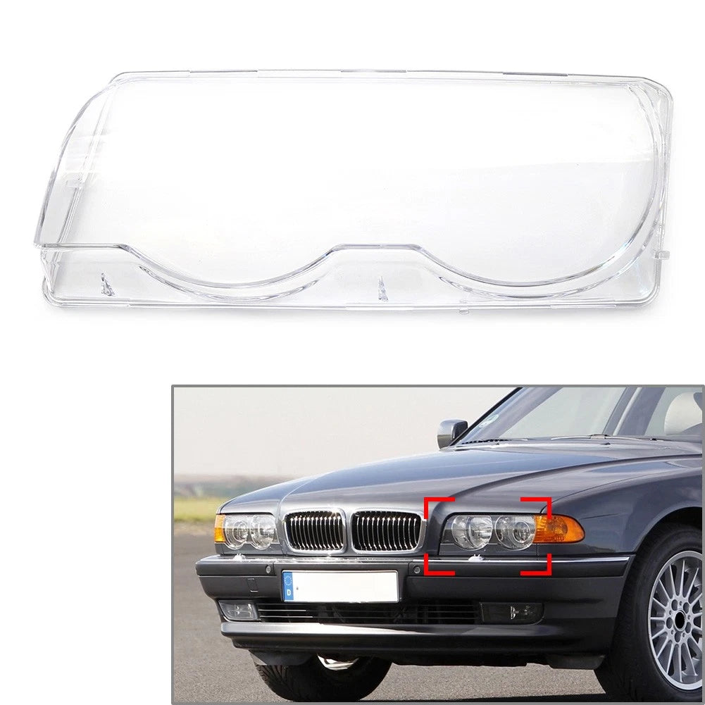 1pc Left Headlight Lens Cover Lampshade For BMW 7 Series E38 728i 730i 735i 740i