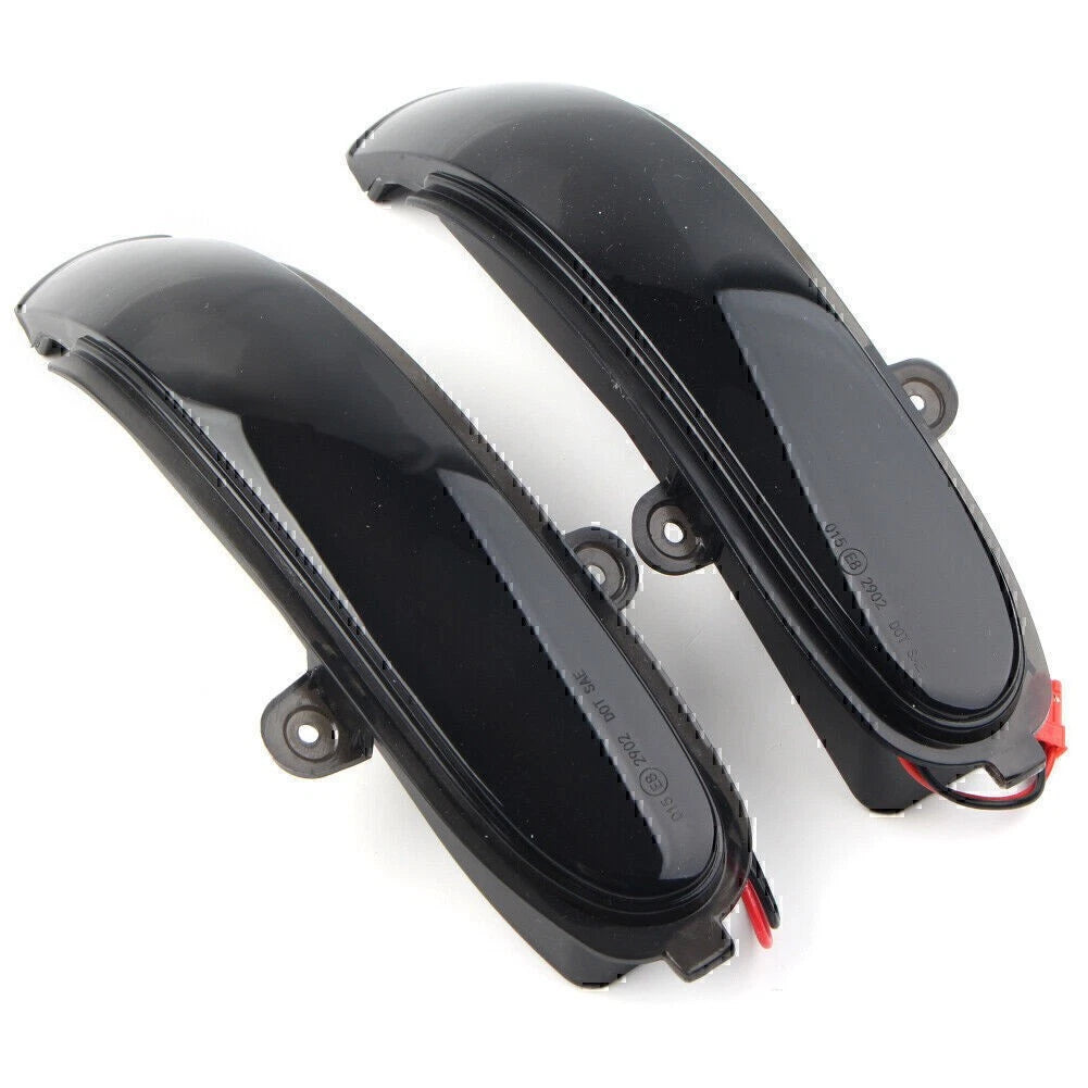 LED Mirror Dynamic Turn Signal Light For Benz C W203 S203 CL203 2001-2007 Black