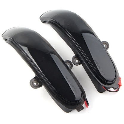 LED Mirror Dynamic Turn Signal Light For Benz C W203 S203 CL203 2001-2007 Black