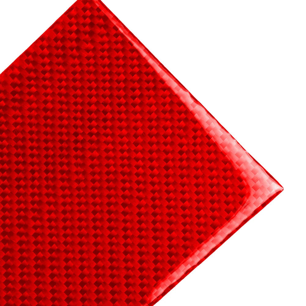 Carbon Fiber Window Lift Panel Switch Cover Trim For Honda Accord 2003-2007 Red