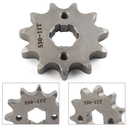 530 11T Chain Front Sprocket Cog 20mm Fit 125cc-350cc Dirt Pit Bike ATV Go Kart