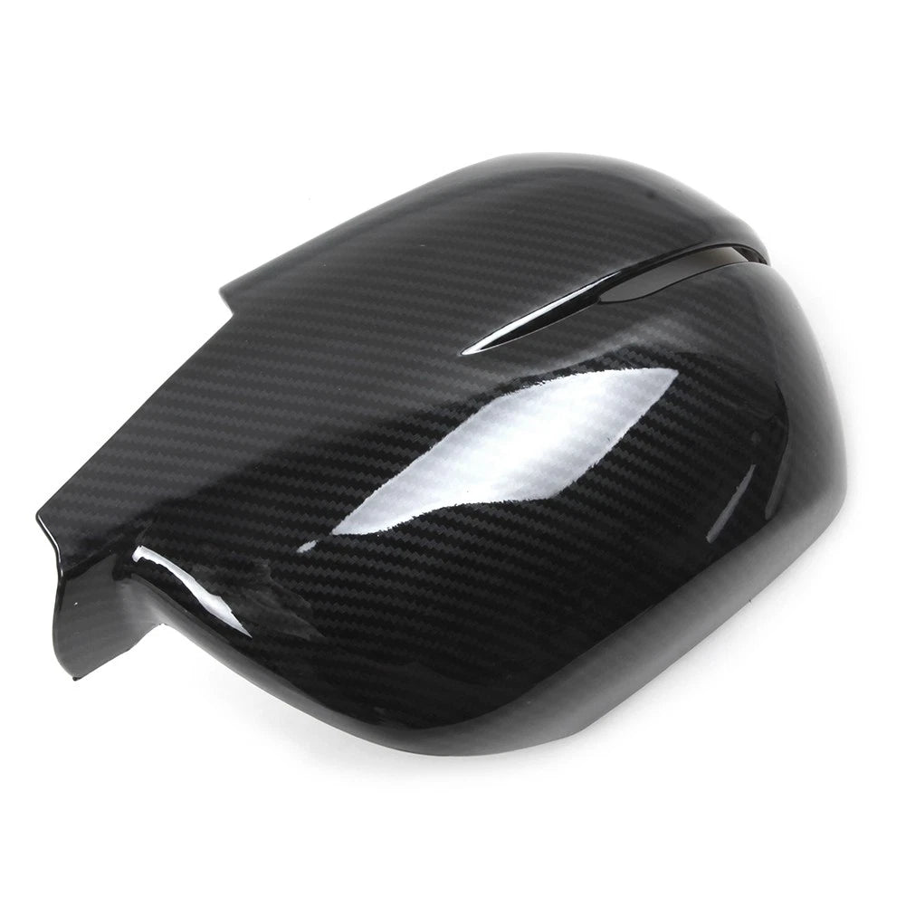 Carbon Fiber style Rearview Side Mirror Cover Caps Trim For Honda CR-V 2017-2019