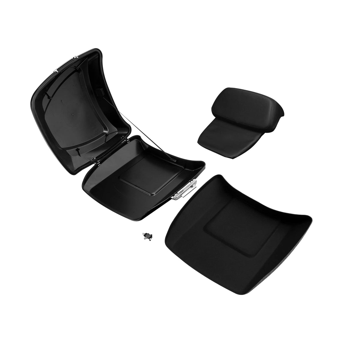 Razor Trunk Backrest Pad Mount Rack Fit For Harley Touring Glide 2014-2025