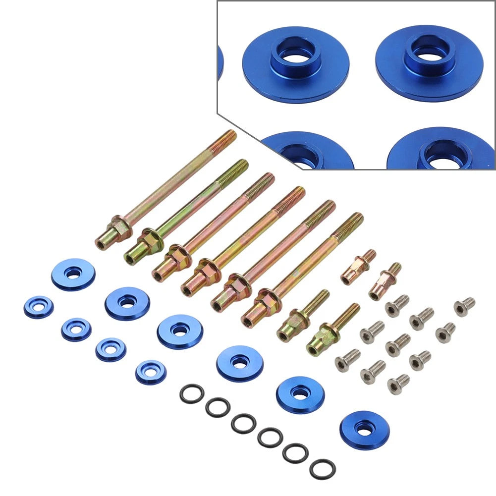 Engine Valve Cover Washer Screw Blue For Honda Acura K-Series Engines K20 K24