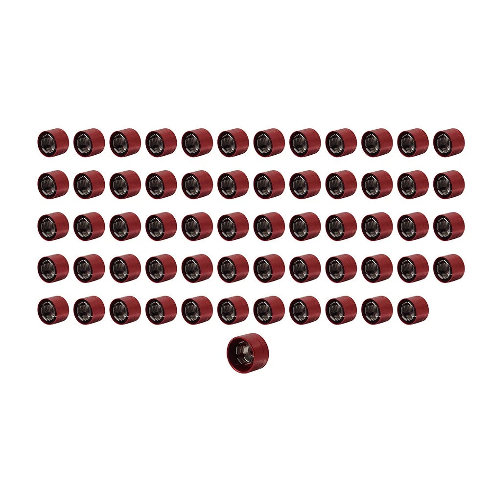 60X Engine Screw Bolt Cover Kit Red For Harley Fat Boy Electra Glide Dyna Red