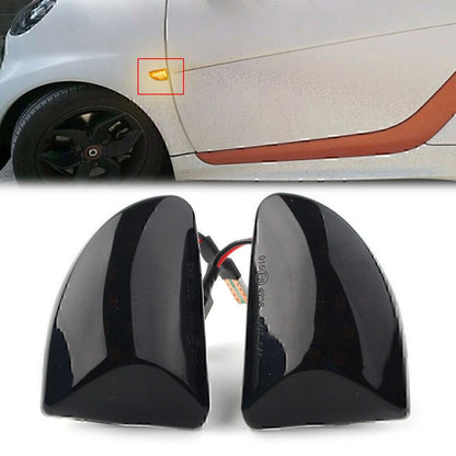 LED Sequential Dynamic Side Marker Light Turn Signal Light Fit Smart Fortwo W451