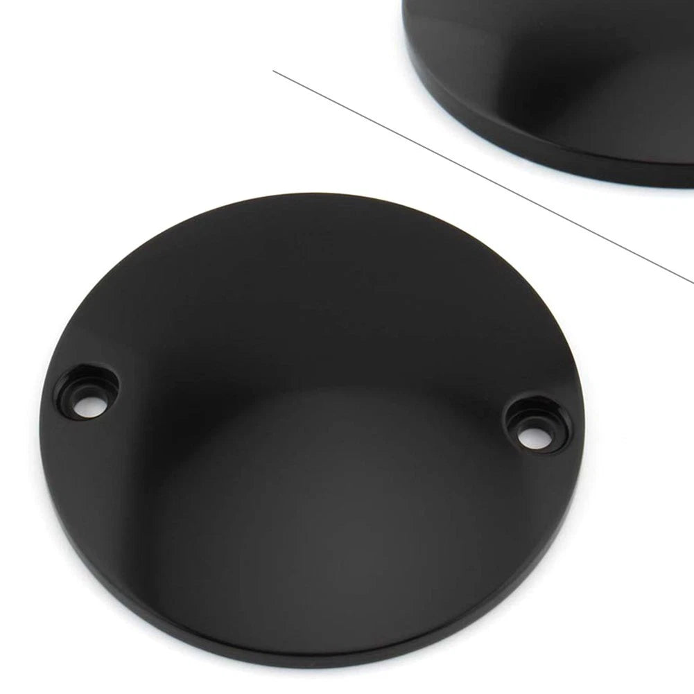 Domed Points Cover Softail Bigtwin For Harley Timing Ignition Timer Black USA