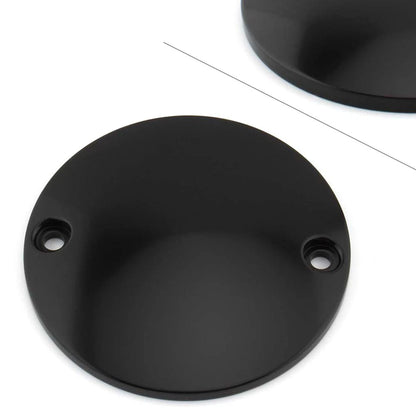 Domed Points Cover Softail Bigtwin For Harley Timing Ignition Timer Black USA