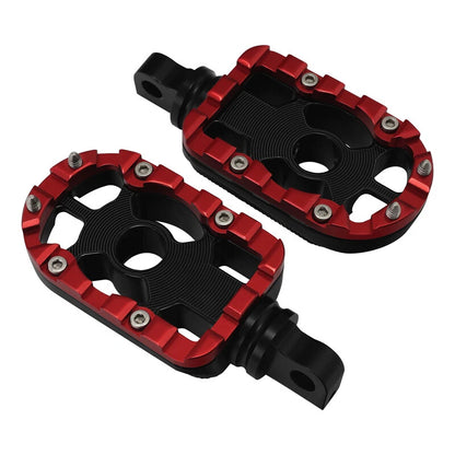 10mm Passenger Foot Pegs Footrest Fit For Harley Touring Street Road Glide King