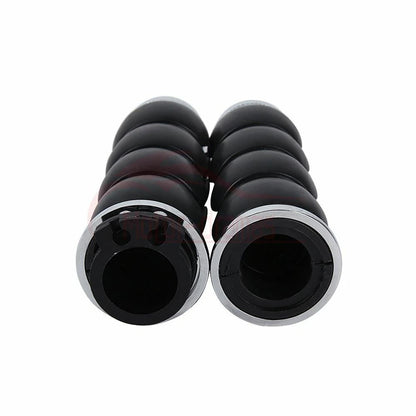 1" Chrome Motorcycle Handlebar Hand Grips Fit for Harley Chopper Bobber Cruiser