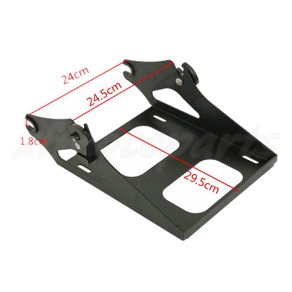 King Trunk Pad Rack Docking Plate Fit For Harley Electra Road Glide 14-25