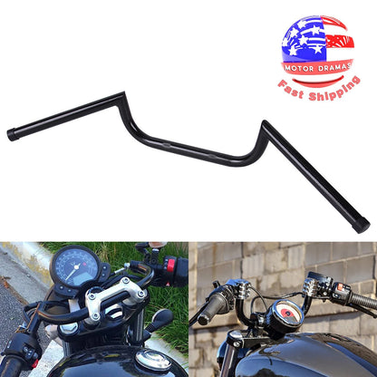 7/8" Motorcycle Handlebar Drag Bar Black for Bobber Chopper Cafe Racer Bike USA