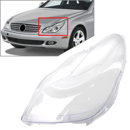 Left Car Front Headlight Lens Cover For Mercedes Benz W219 CLS350 CLS500 2006-11