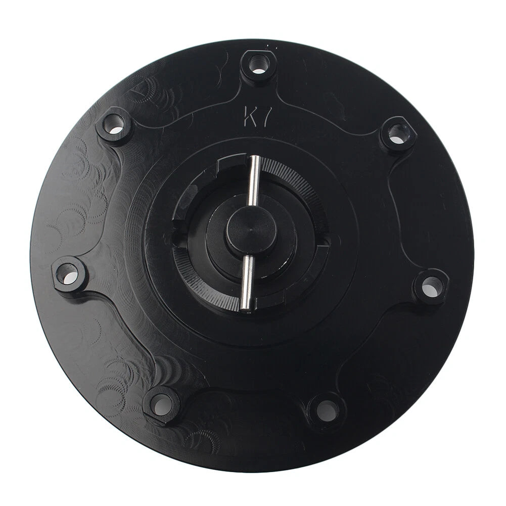 Fuel Gas Tank Cap Cover For Kawasaki NINJA 500 ZX-6 ZX-7 ZX-9 ZRX-1100 GPZ500 bk