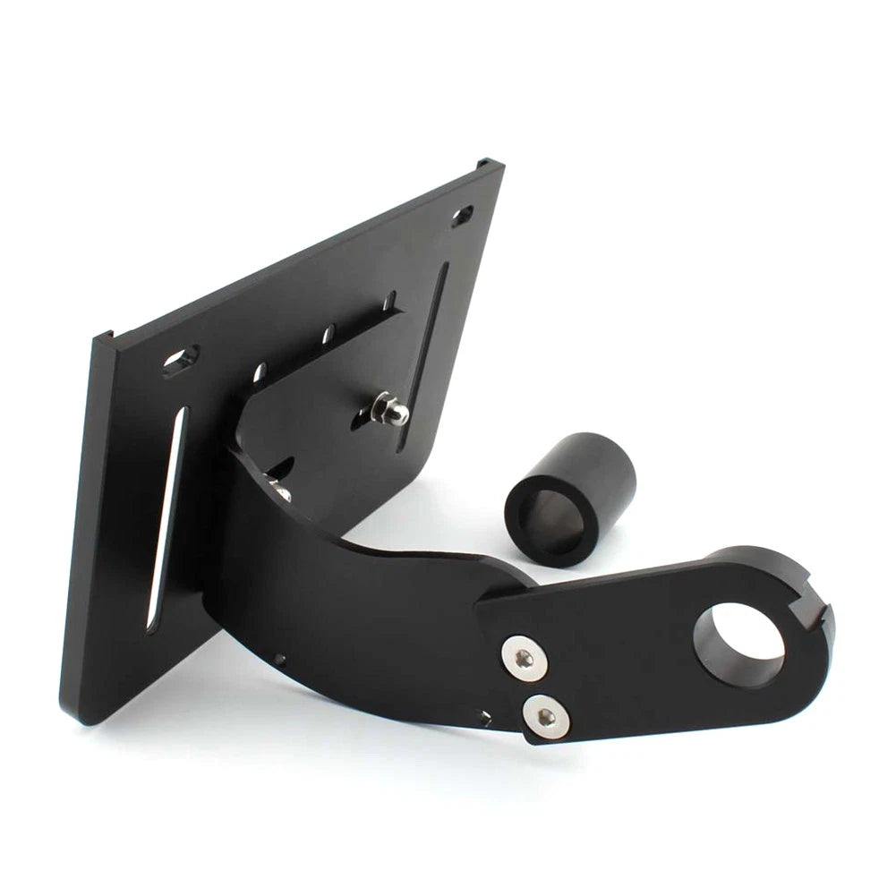 Blk License Plate Bracket Kit For Harley Softail Fat Boy Breakout Dyna 2018-2022