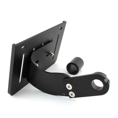 Blk License Plate Bracket Kit For Harley Softail Fat Boy Breakout Dyna 2018-2022