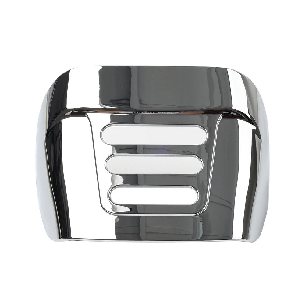 Slotted Tail Light Visor Cover Fit Harley Tri Glide FLHTCUTG 2009-2022 Chrome