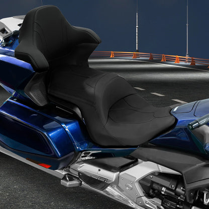 Passenger Wrap-Around Backrest Pad FIT For Honda Goldwing 1800 GL1800 Tour 18-20