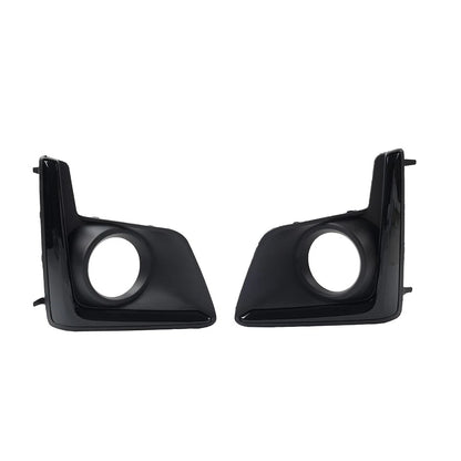 2pcs Front Bumper Fog Light Bezel Cover Black For Subaru Crosstrek 2016-2017
