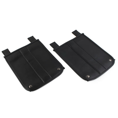 Motorcycle PU Leather Universal Trike Rear Fender Bra For Harley Roadsmith Black
