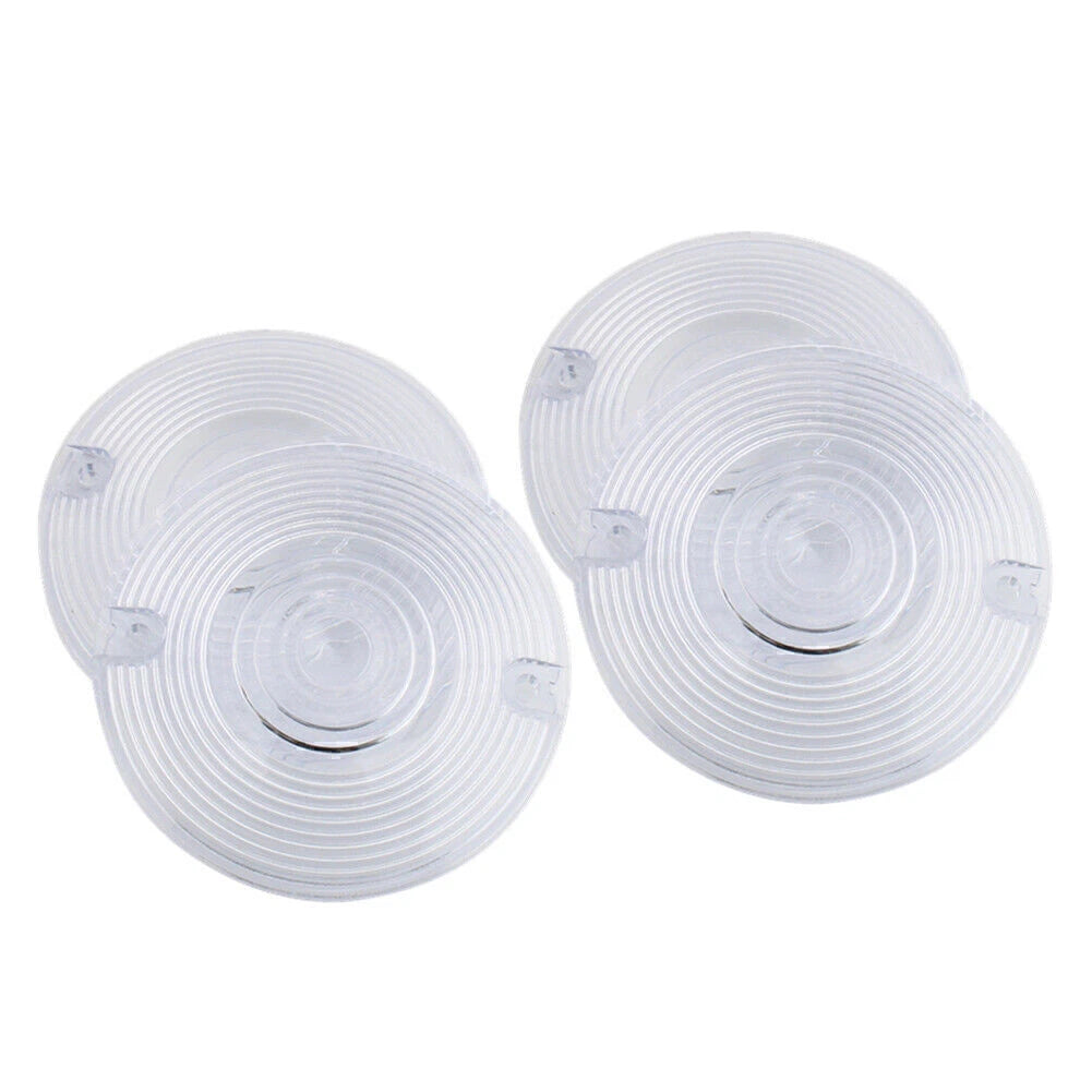 Turn Signal Light Indicator Cover for Harley Davidson Electra Glide Clear Lens
