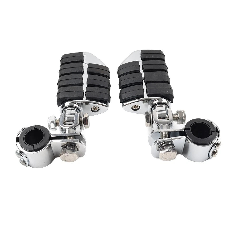 Universal Motorcycle Footpegs Highway Pegs Foot Rest 1-1/4" For Harley Fit Honda