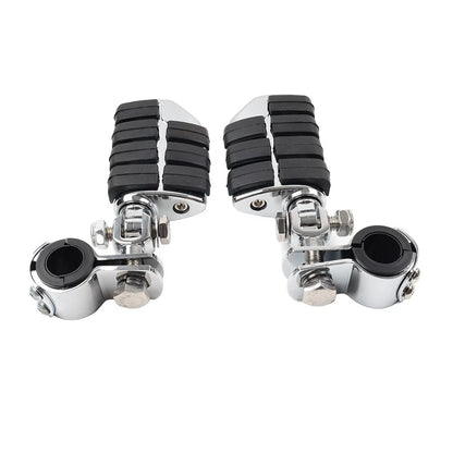 Universal Motorcycle Footpegs Highway Pegs Foot Rest 1-1/4" For Harley Fit Honda