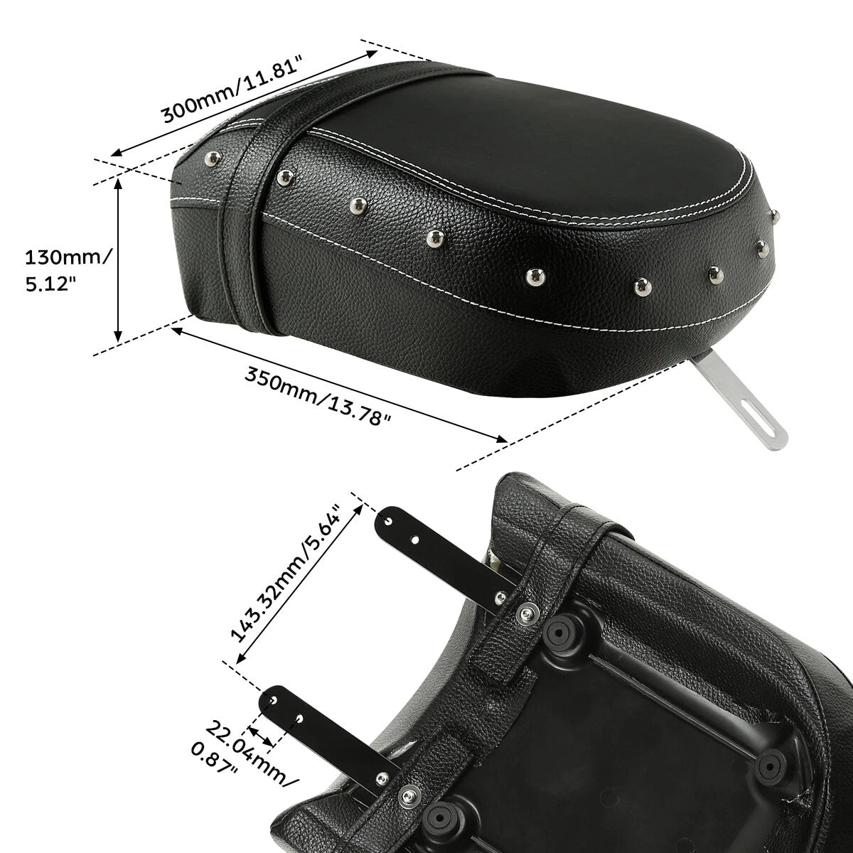 Rear Passenger Seat Footpeg Pegs Fit For Indian Chieftain 14-24 Roadmaster 15-24
