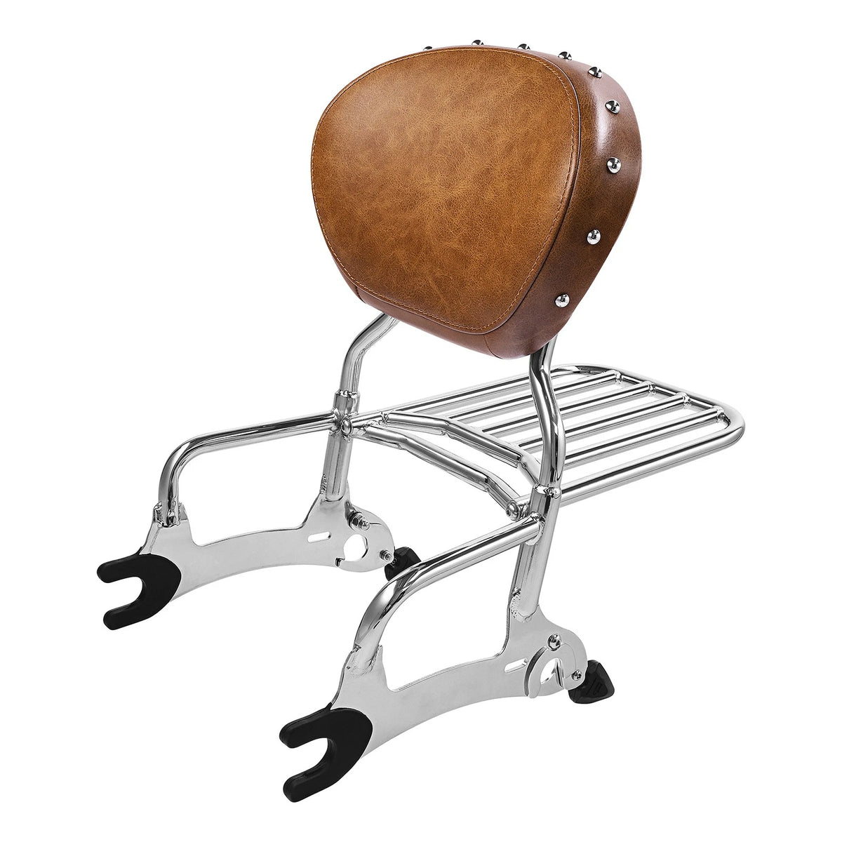 12" Backrest Sissy Bar Rack & Spools Fit For Indian Chieftain Dark Horse 2016-22
