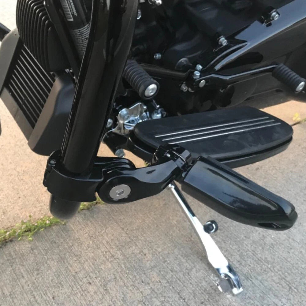 Highway Foot Pegs Clamp For Harley Road King Electra Street Glide 1-1/4" Bars