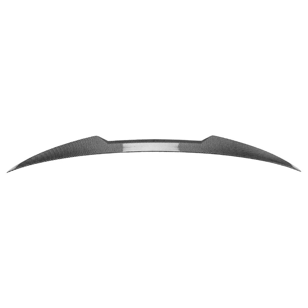 Carbon Look Rear Trunk Lip Spoiler Tail Wing For Audi A5 F5 Sportback 2017-2024
