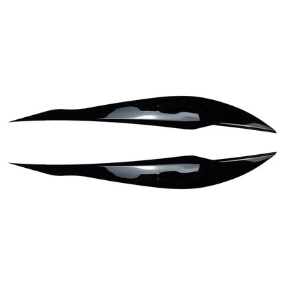2 Pcs Car ABS Headlight Eye Lid Eyebrow Cover For BMW 3 Series F30 F31 2013-2018
