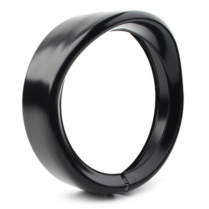 7" HEADLIGHT PASSING LIGHTS LAMP DECORATE TRIM RING VISOR COVER FOR HARLEY