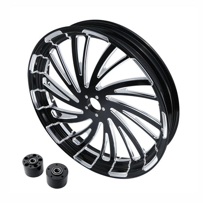 26" Front Wheel Rim Dual Disc Hub Fit For Harley Electra Road Glide 97-21