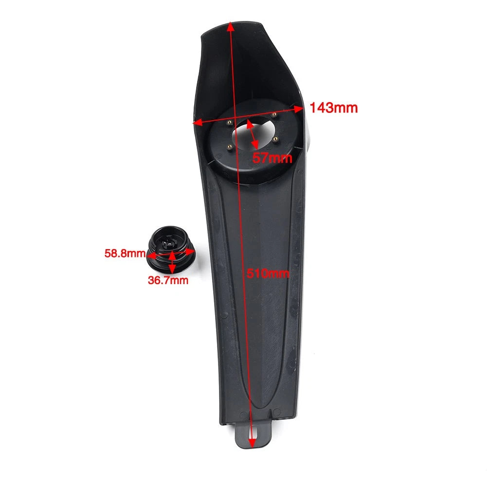 Stretched Dash Panel+Gas Tank Cap Cover For Harley Electra Street Glide 86-2007