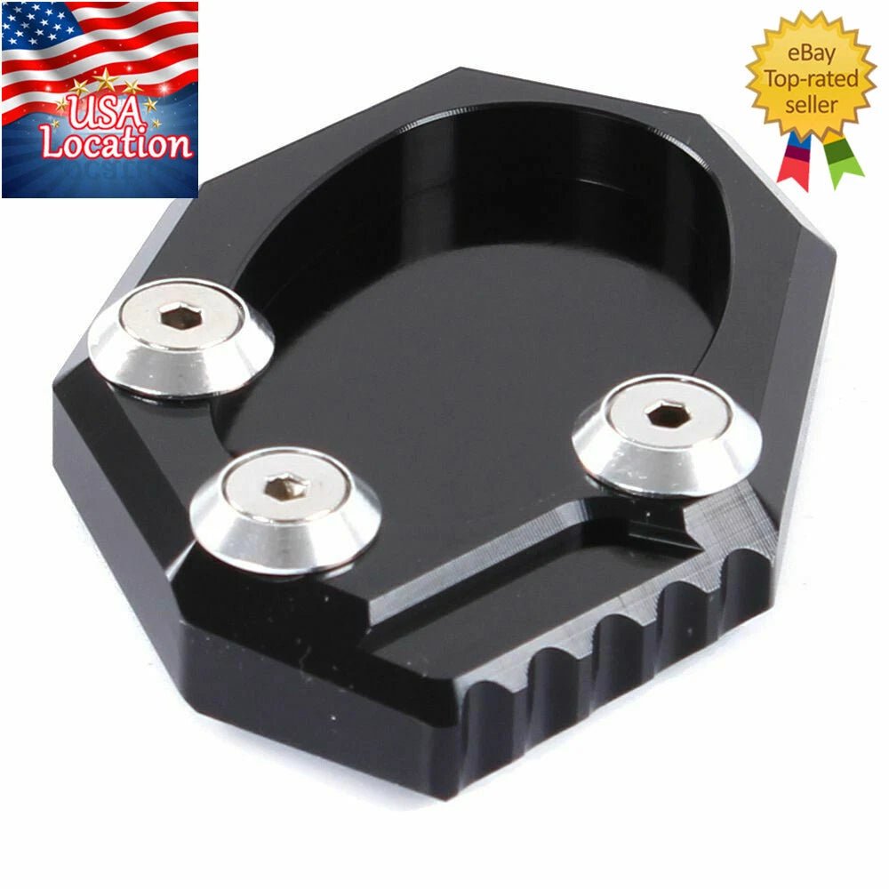 For Kawasaki KLX250 2009-2015 CNC Kickstand Sidestand Extension Footpads Foot