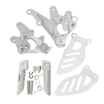 Front Foot Pegs Footrest Bracket Fit For Suzuki GSXR1000 09-16 600 750 11-18 16