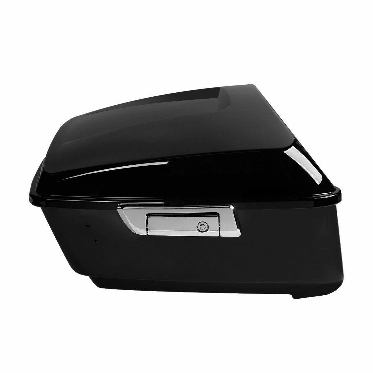 King Trunk Mount Rack Backrest Pad Fit For Harley Sport Glide FLSB 2018-Up Black