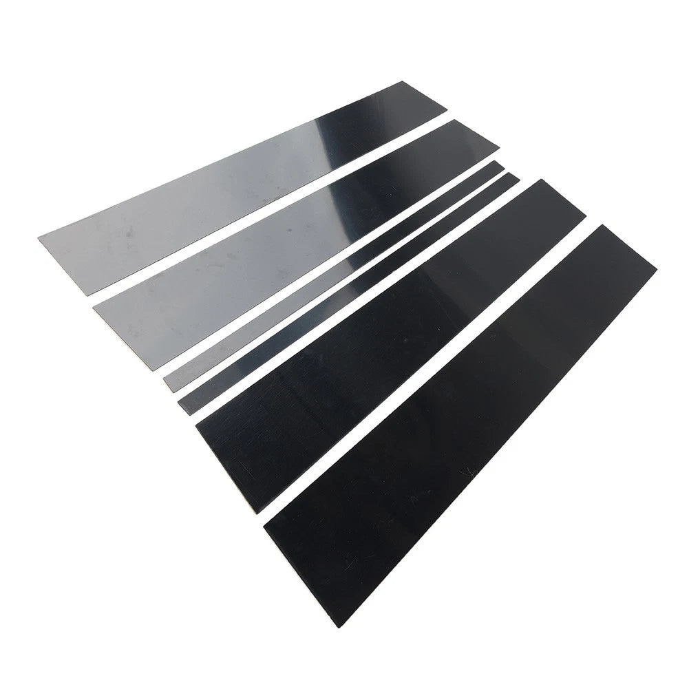 6PCS Pillar Post Door Window Cover Trim Kit Fit Honda Pilot Ridgeline 2009-2015