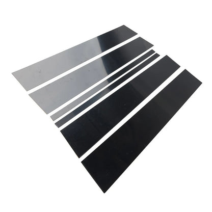 6PCS Pillar Post Door Window Cover Trim Kit Fit Honda Pilot Ridgeline 2009-2015