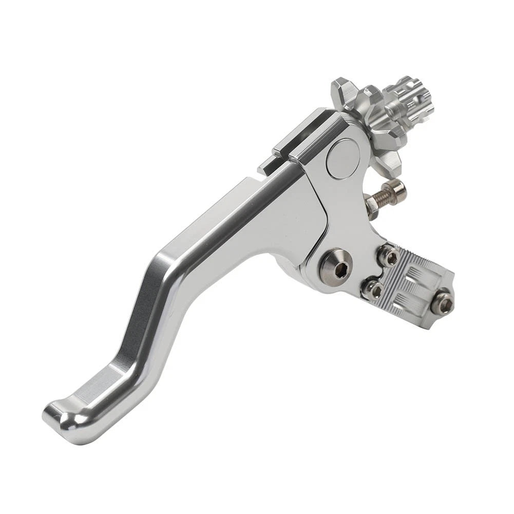 Stunt Clutch Lever Performance Cable Pull 7/8 1 Finger Universal Motor Silver