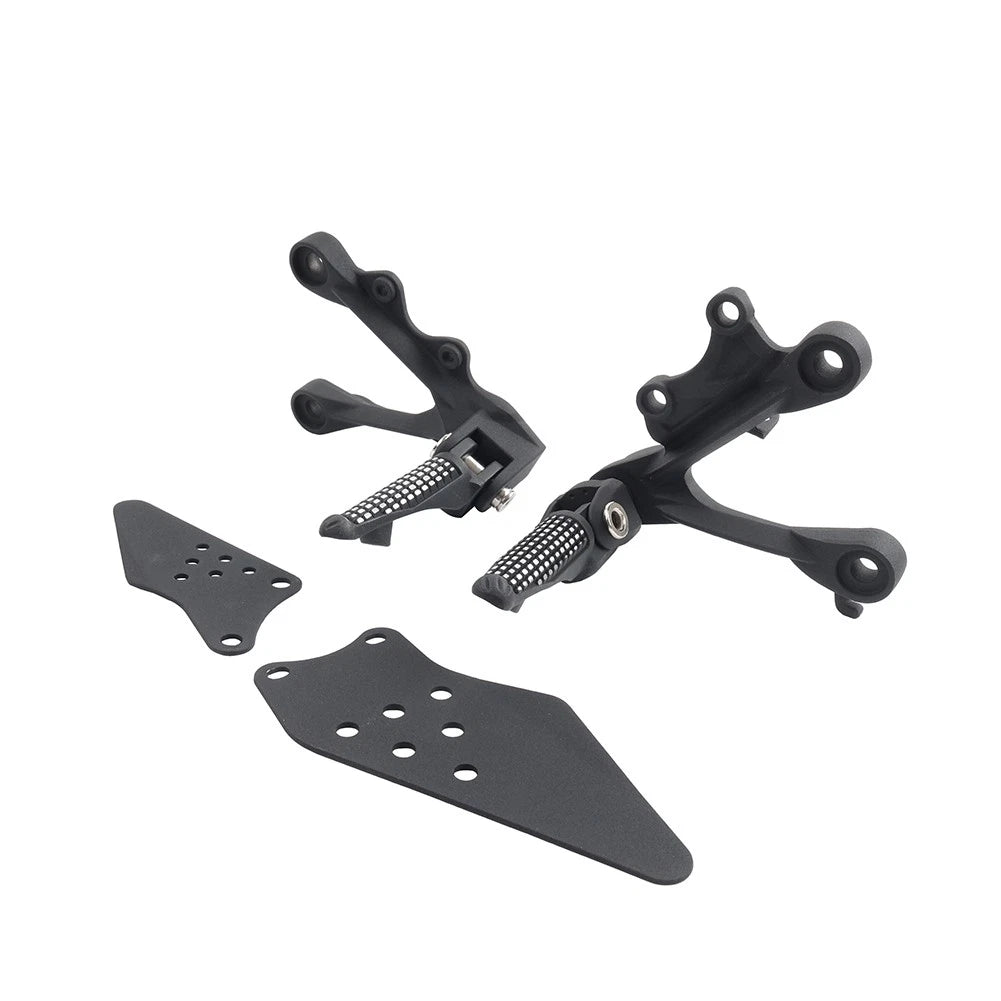 Front Driver Footpeg Footrest Bracket Kit For Kawasaki Ninja ZX6R ZX636 2009-24