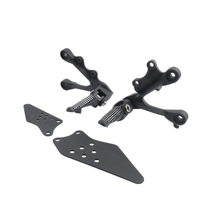 Front Driver Footpeg Footrest Bracket Kit For Kawasaki Ninja ZX6R ZX636 2009-24