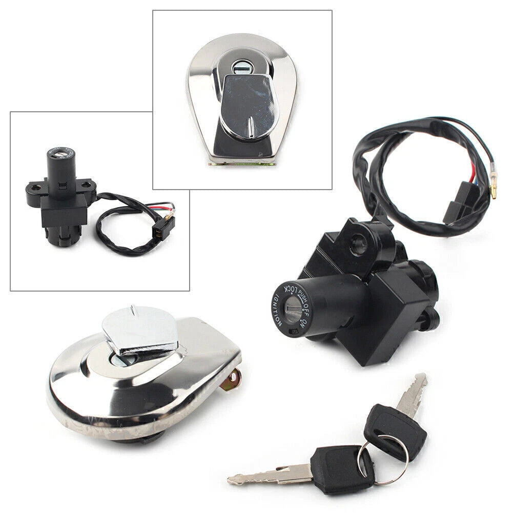 Ignition Switch+Gas Cap Cover Lock&Keys Fit Honda JADE250 CBX750 CB250 1984-2001