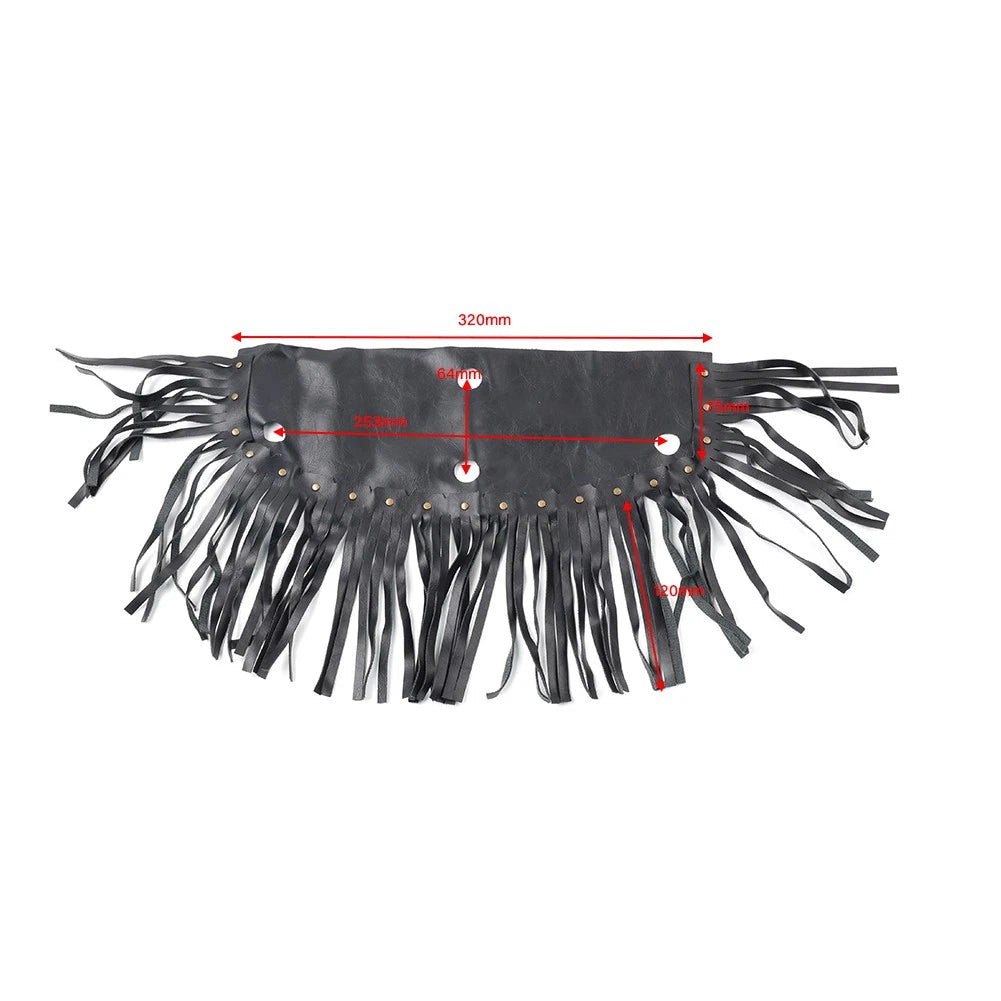 Motorcycle Front Rider Floorboard Fringe Covers For Honda For Yamaha For Harley