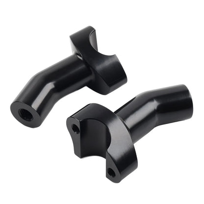 3 1/2" Pullback Handlebar Risers Fit Harley 1" Bar Dyna Softail Road King Black
