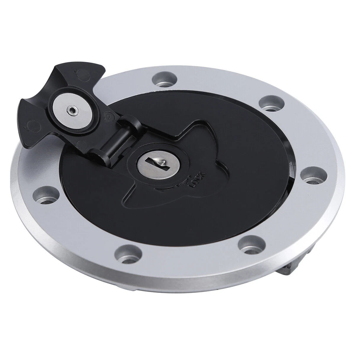 Aluminum Fuel Gas Tank Cap Cover Keys Fit For Kawasaki Ninja EX250/GPZ250/GPX250