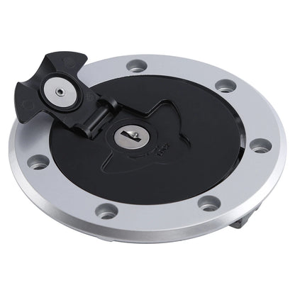 Aluminum Fuel Gas Tank Cap Cover Keys Fit For Kawasaki Ninja EX250/GPZ250/GPX250