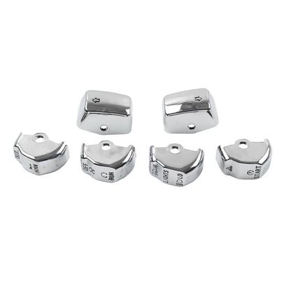 6x Hand Control Switch Housing Button Caps for Harley Sportster Road King 96-13