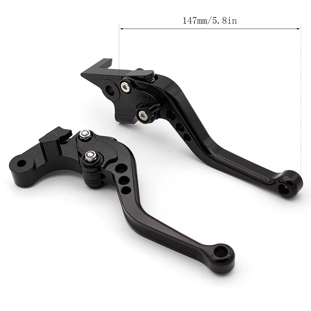 For Kawasaki NINJA 250R 2008-2012 2011 Brake Clutch Levers CNC Short Adjustable